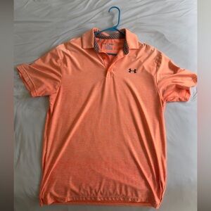 Under Armour Men's Vibrant Orange Polo